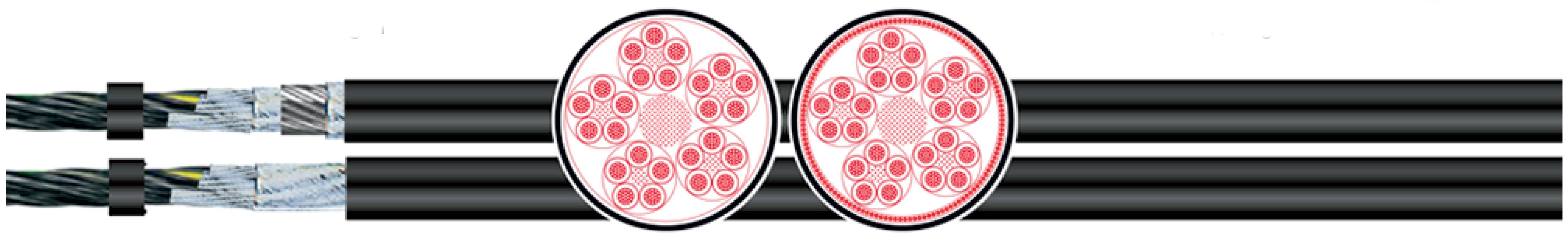 OPVC-JB Cabo flexível com vias coloridas