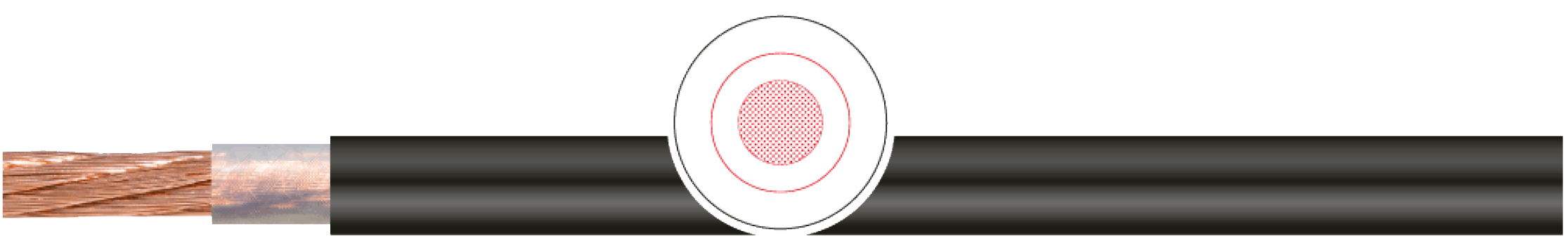 OPVC-JB Cabo flexível com vias coloridas