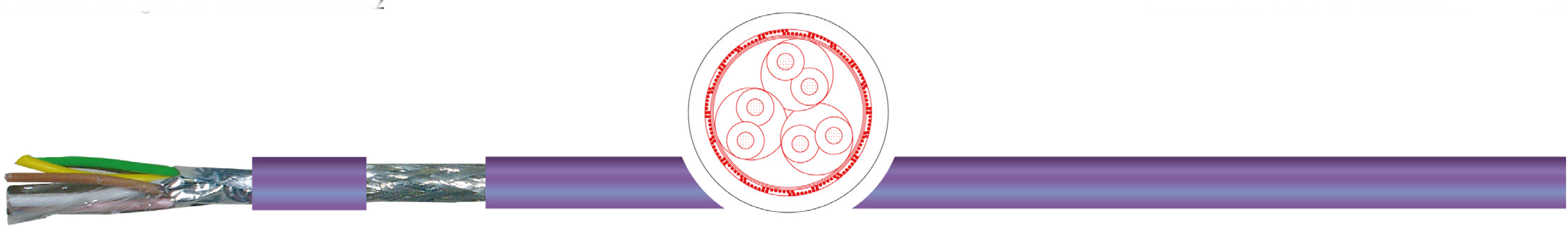 OPVC-JB Cabo flexível com vias coloridas