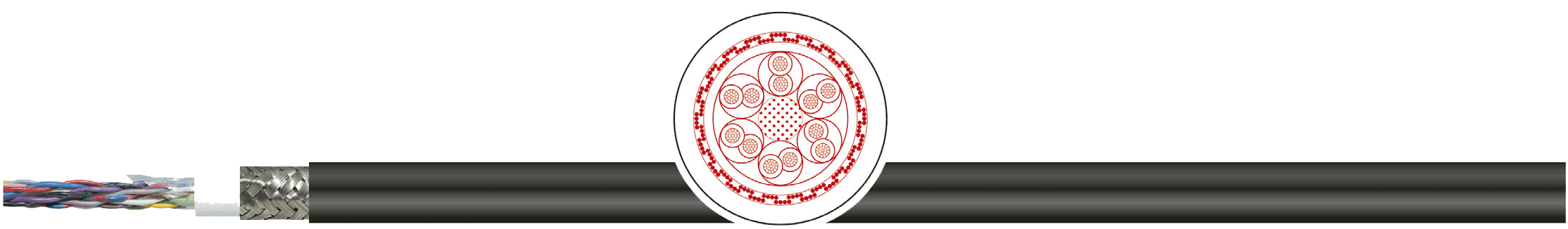 OPVC-JB Cabo flexível com vias coloridas