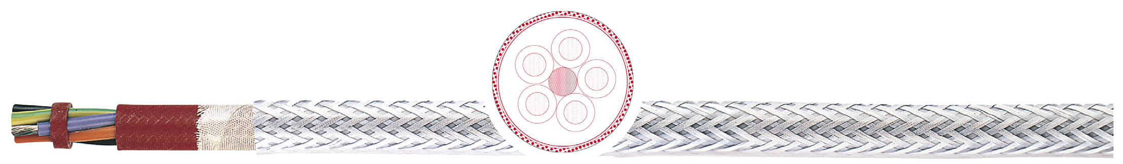 OPVC-JB Cabo flexível com vias coloridas