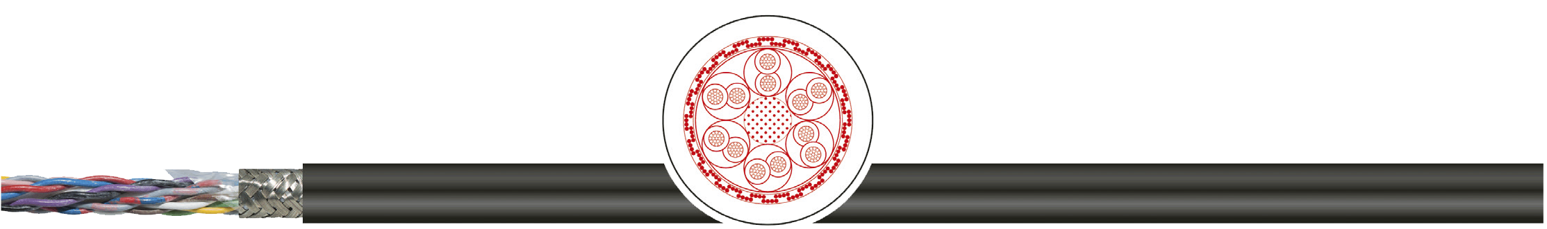OPVC-JB Cabo flexível com vias coloridas