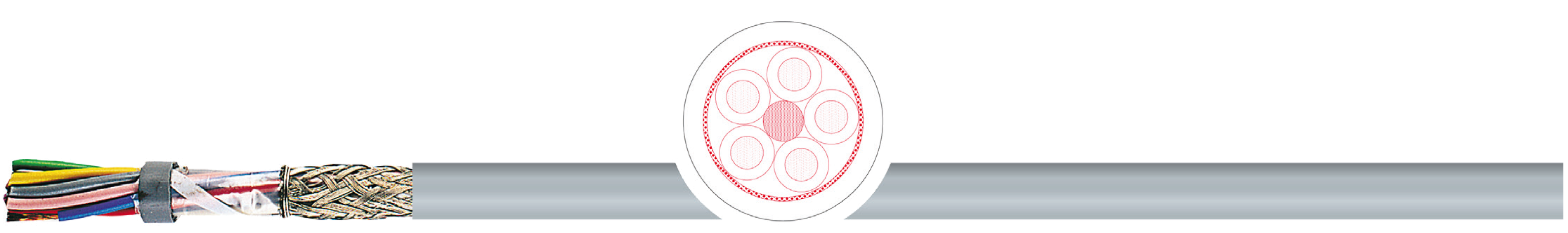 OPVC-JB Cabo flexível com vias coloridas